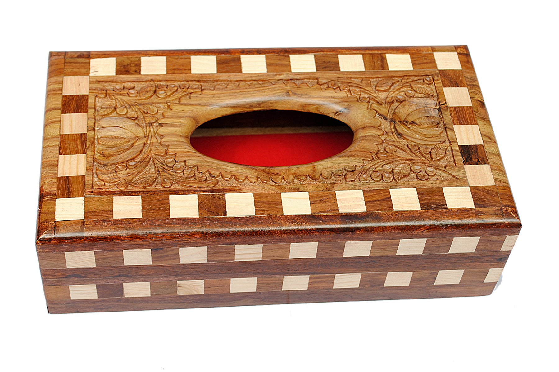 Wooden Hand made Tissue Paper Box