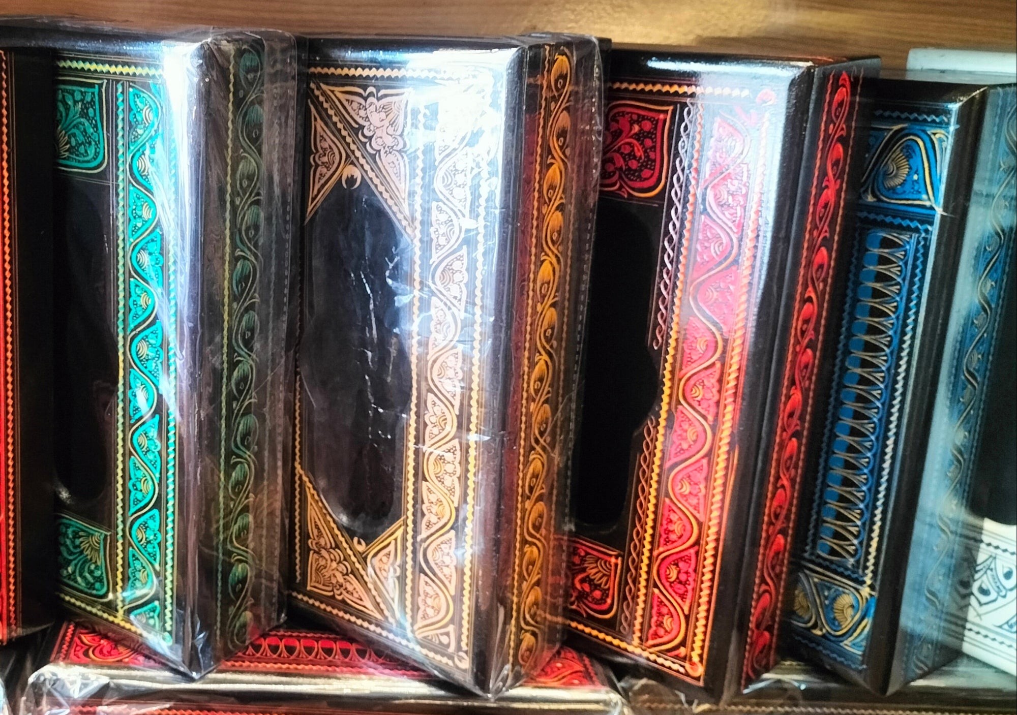Wooden Hand made (Lacquer Art) Tissue Paper Box